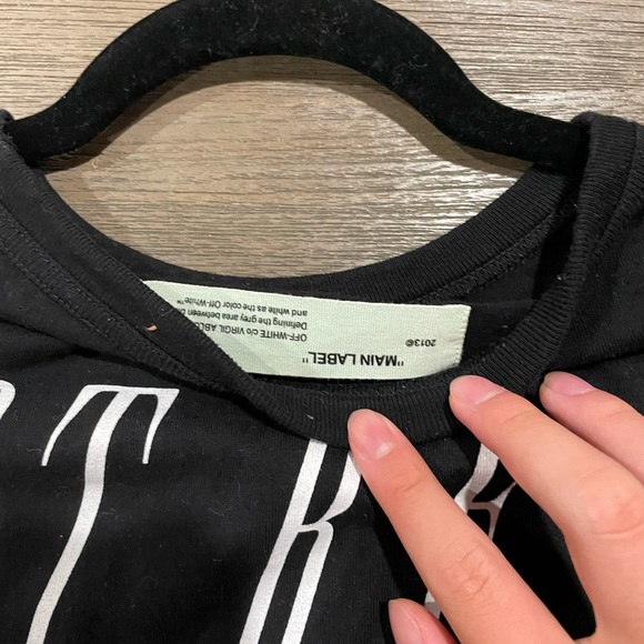 Off White Clock Shirt , Worn Once , Authentic, 9.5/10 Condition - Picture 4 of 6